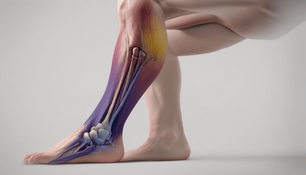What causes bruising at the back of the knee?